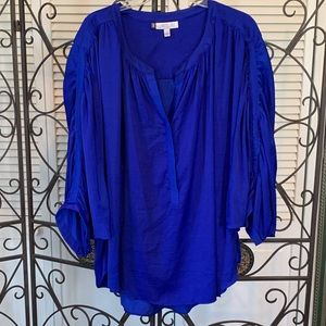 NEVER WORN Jennifer Lopez Royal Blue Top